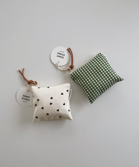 Organic cotton basic pouch/S/M