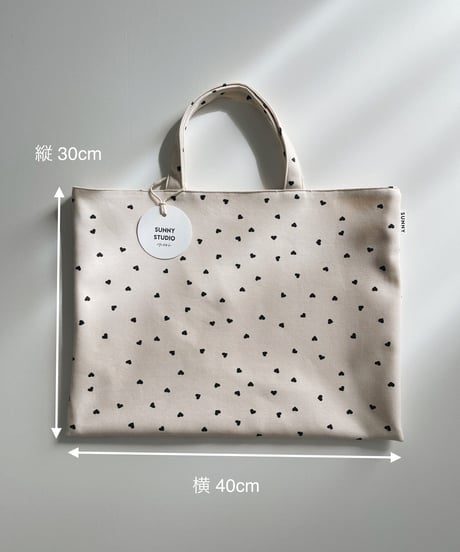 Organic cotton Lesson bag (2size) /8color