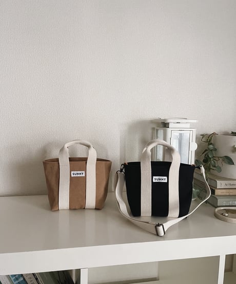 Canvas Tote Bag /Black/size mini 予約分