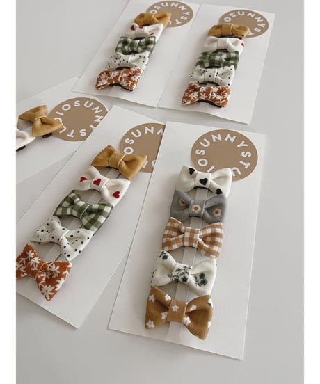 Organic cotton Every day mini bows