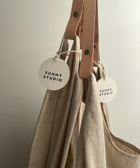 Leather handle bag/2size