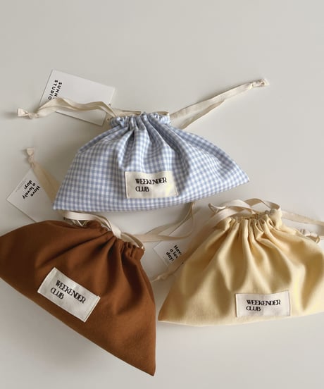 "Sophie"  drawstring pouch