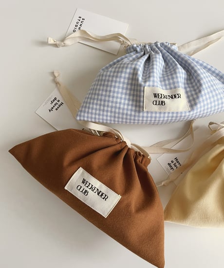 "Sophie"  drawstring pouch