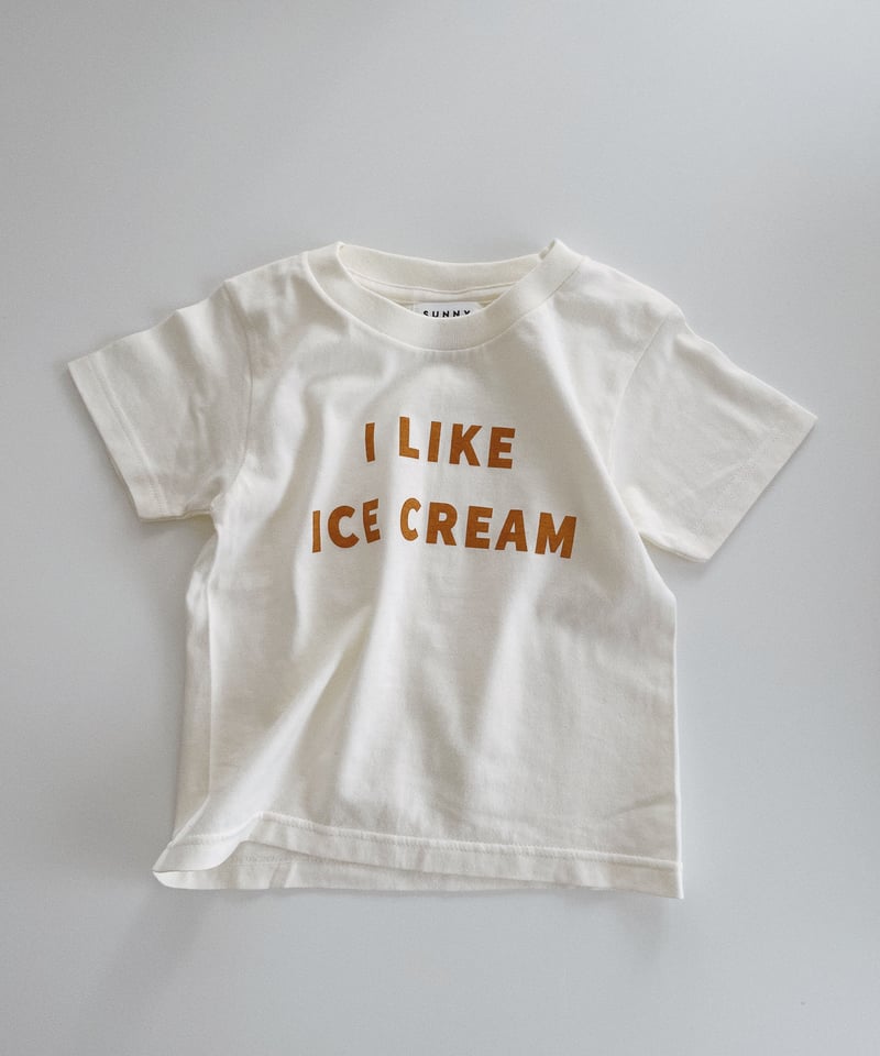 I LIKE ICE CREAM”Tee for kids | SUNNY STUDIO