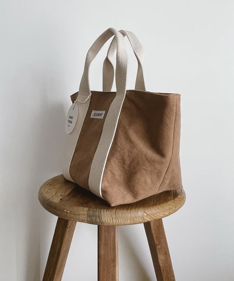 Canvas Tote Bag /dark beige/size M