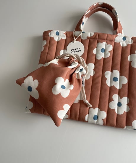 Organic cotton School goods /巾着SML/シューズケース