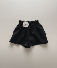 Olivia Linen Cotton Shorts/Black