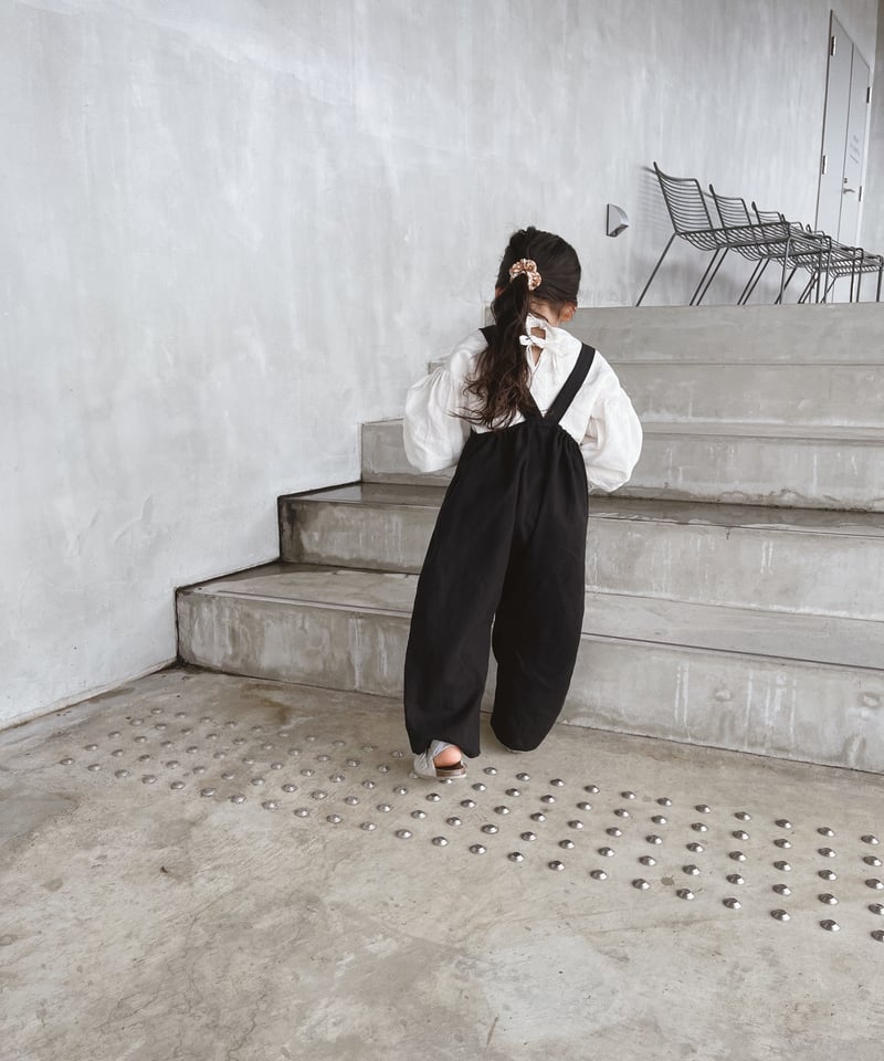 【セール中】Frontzip Cotton Salopette ブラック COTTON TWILL COLOR STITCHING OVERALL – THE SHOP YOHJI YAMAMOTO