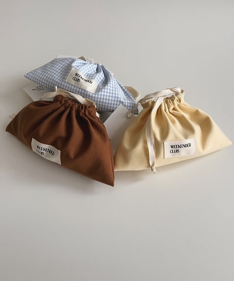 "Sophie"  drawstring pouch