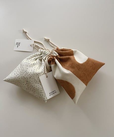 Organic cotton/School goods/巾着SML/シューズケース