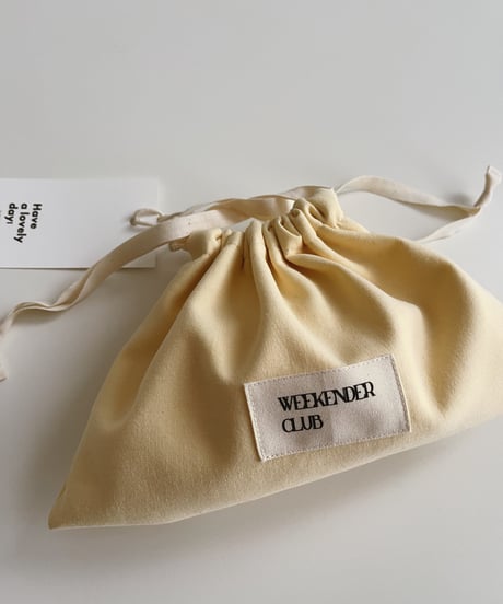 "Sophie"  drawstring pouch