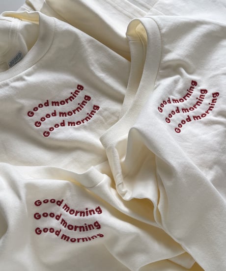 即納/good morning tee