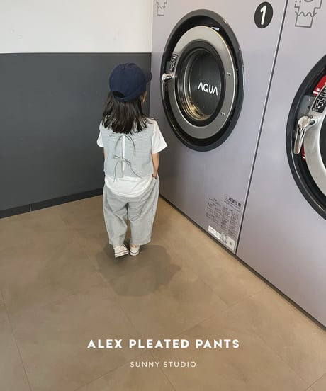 Alex pleated pants/2 color