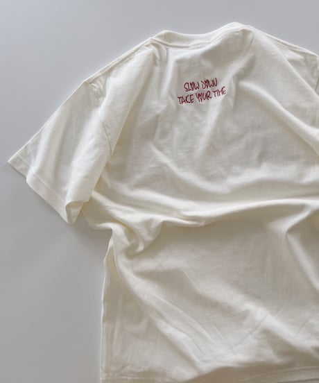 “Slow down take your time”embroidery tee for adults