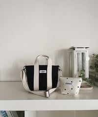 Canvas Tote Bag /Black/size mini 予約分