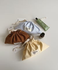 "Sophie"  drawstring pouch