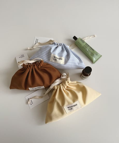 "Sophie"  drawstring pouch
