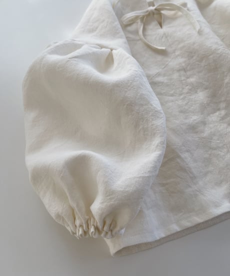 Bonnie Linen Top /long sleeve/ecru
