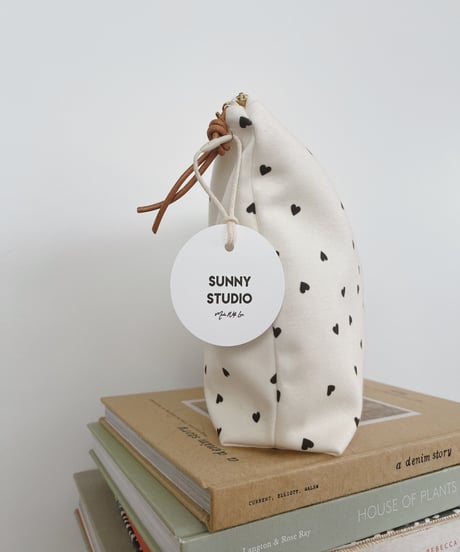Organic cotton basic pouch/L