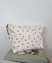 Organic cotton basic pouch/L