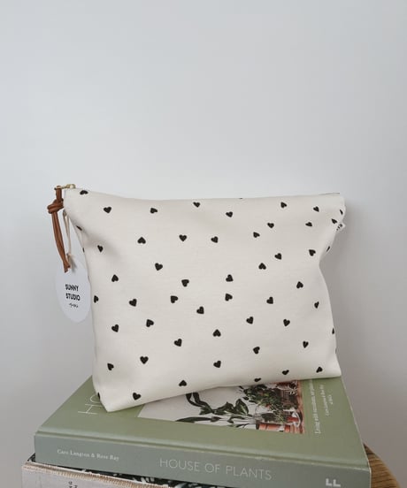 Organic cotton basic pouch/L