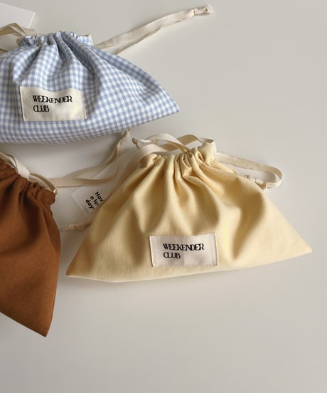 "Sophie"  drawstring pouch