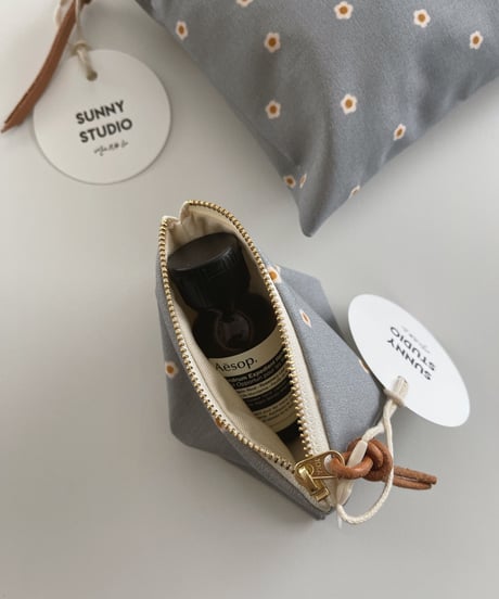 Organic cotton basic pouch/S/M
