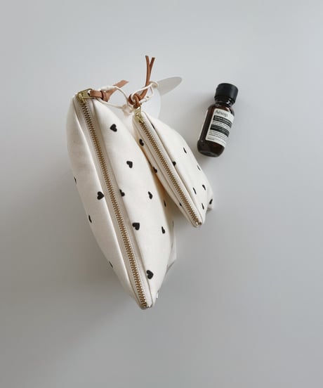 Organic cotton basic pouch/S/M