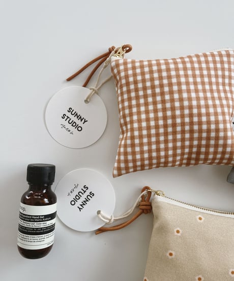 Organic cotton basic pouch/S/M