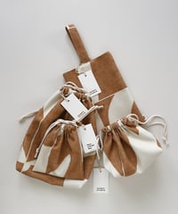 Organic cotton/School goods/巾着SML/シューズケース