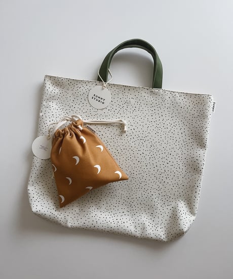Organic cotton Lesson bag (2size) /8color