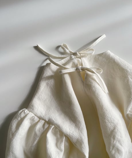 Bonnie Linen Top /long sleeve/ecru