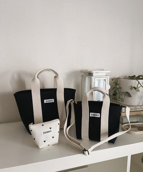 Canvas Tote Bag /Black/size mini 予約分