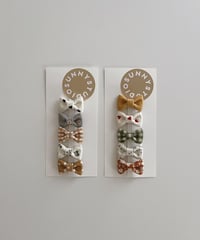 Organic cotton Every day mini bows