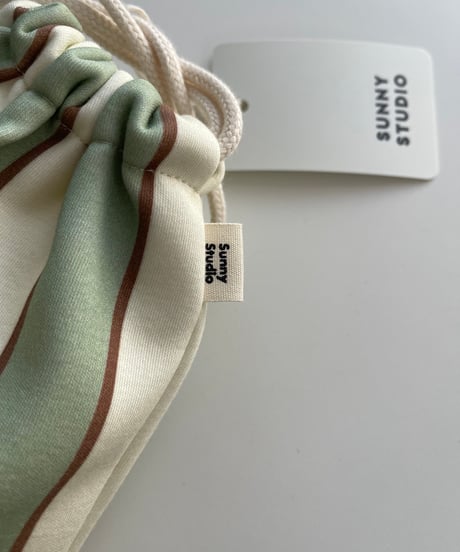 Organic cotton School goods /巾着SML/シューズケース