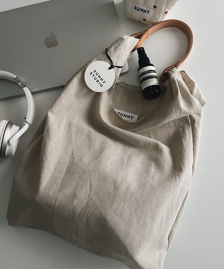 Leather handle bag/2size