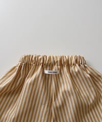 Olivia Cotton Shorts/stripe/mustard yellow