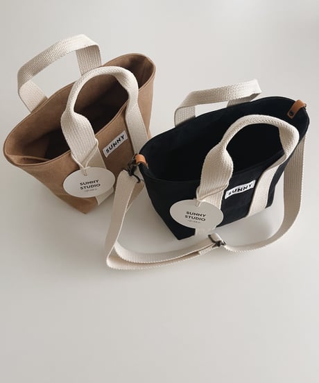 Canvas Tote Bag /Black/size mini 予約分