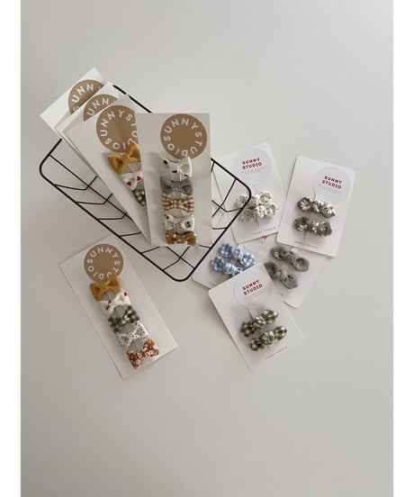 Organic cotton Every day mini bows