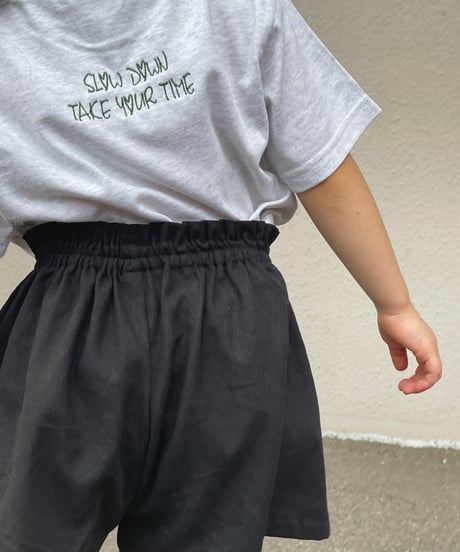 Olivia Linen Cotton Shorts/Black