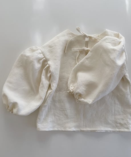 Bonnie Linen Top /long sleeve/ecru