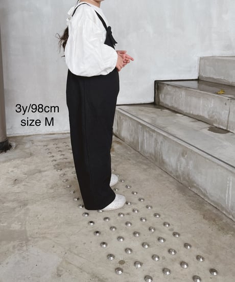 Taylor Linen Cotton Salopette/Black