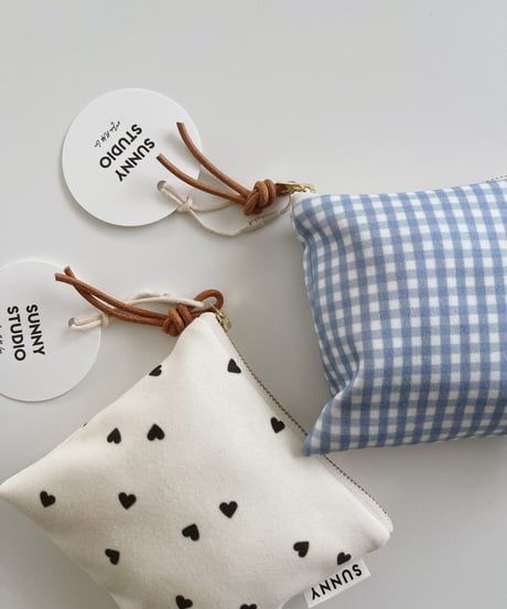 Organic cotton basic pouch/S/M