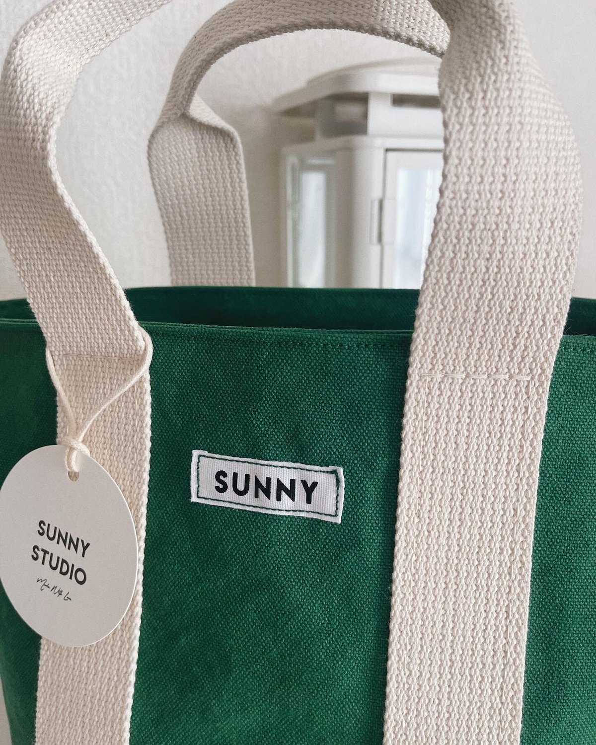 Canvas Tote Bag /Green/size M