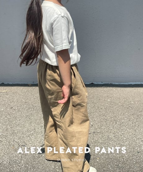 Alex pleated pants/2 color