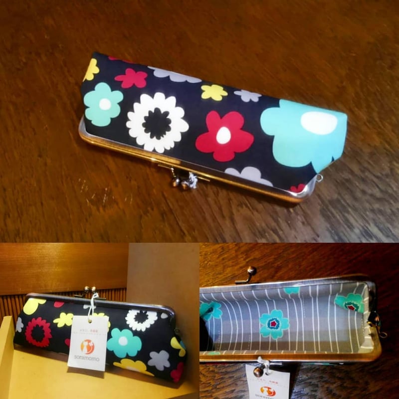 がま口ペンケーススリムタイプ/soramomo | Artisan-mam.西商店