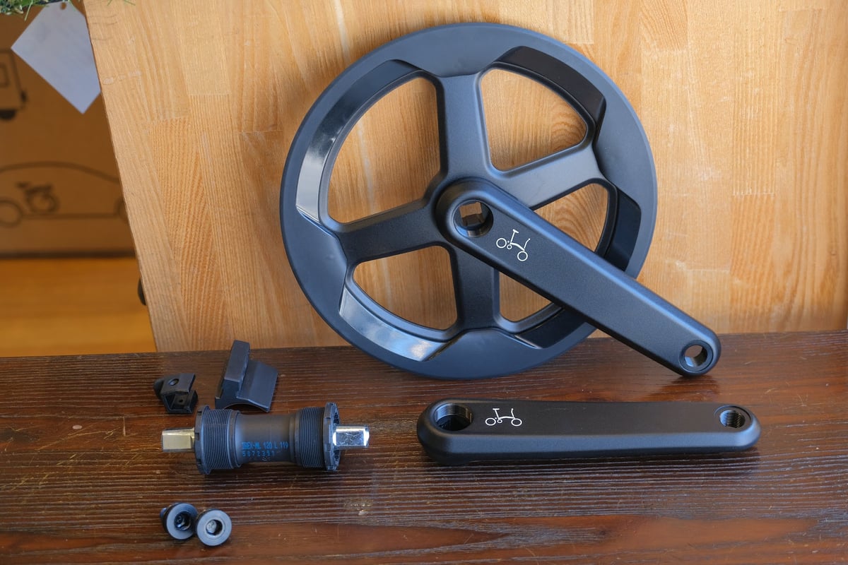 BROMPTON Superlight Aluminium Crankset 50T（クランク