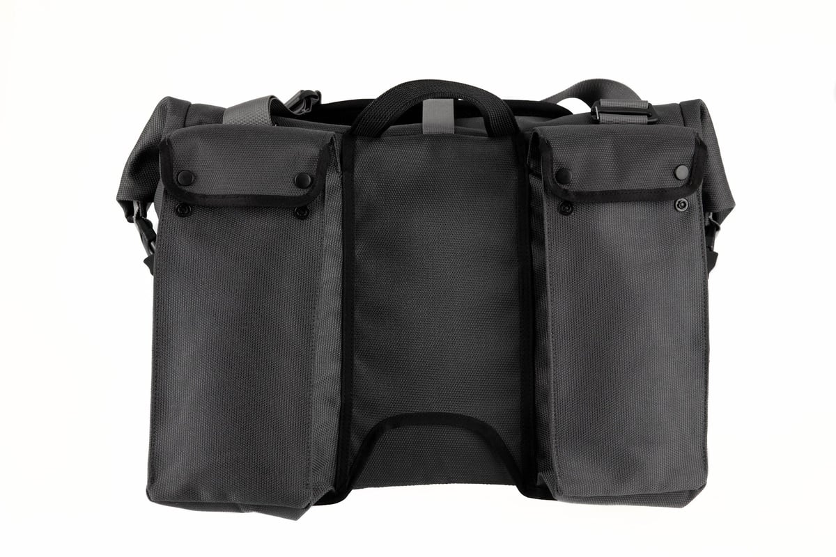 BROMPTON Borough Roll Top Bag Large in Dark Gre...