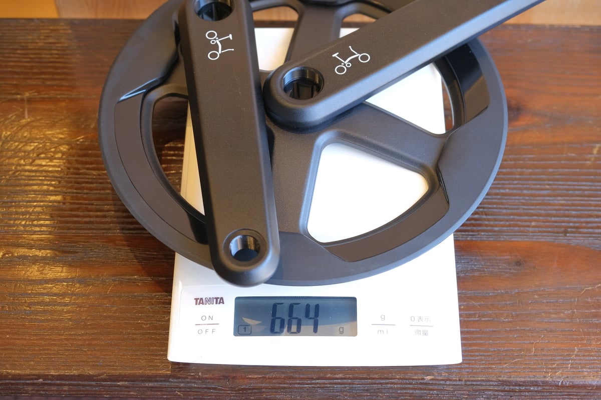 BROMPTON Superlight Aluminium Crankset 50T（クランク