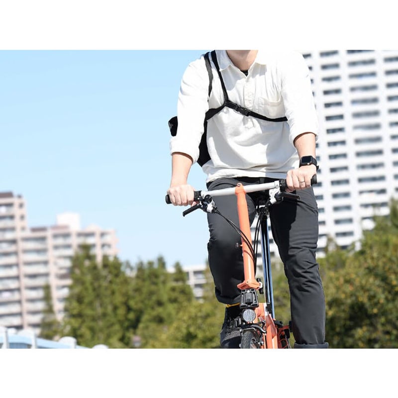 CHROME FLEXIBLE BIKE TOTE | believe online store
